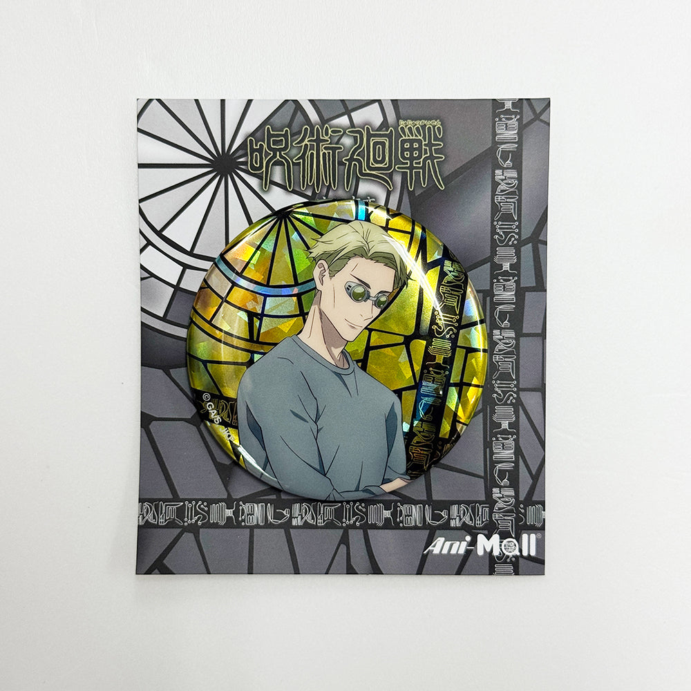 咒術迴戰 彩繪玻璃風58mm徽章
