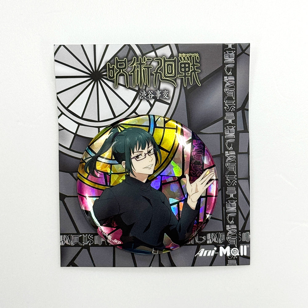 咒術迴戰 彩繪玻璃風58mm徽章