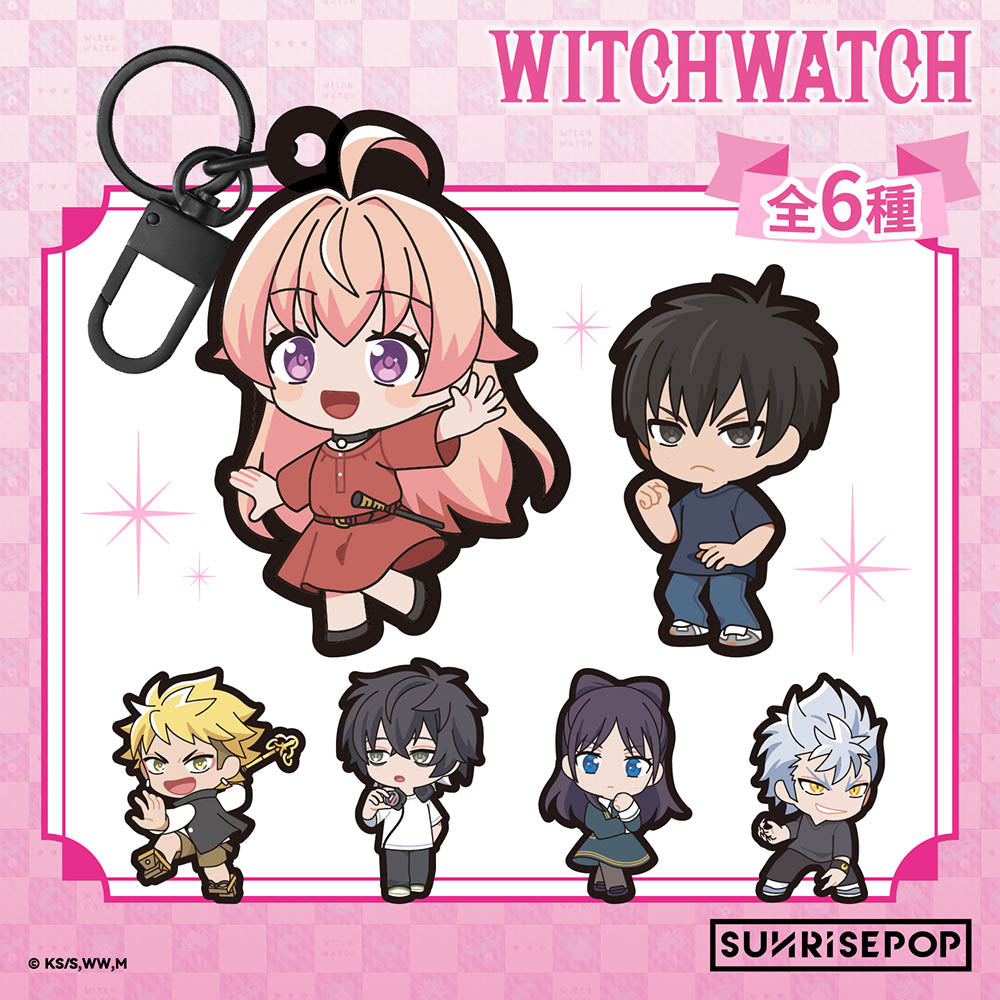 SUNRISEPOP [刺繡鎖匙扣]《WITCH WATCH 魔女守護者》(隨機 共6款)