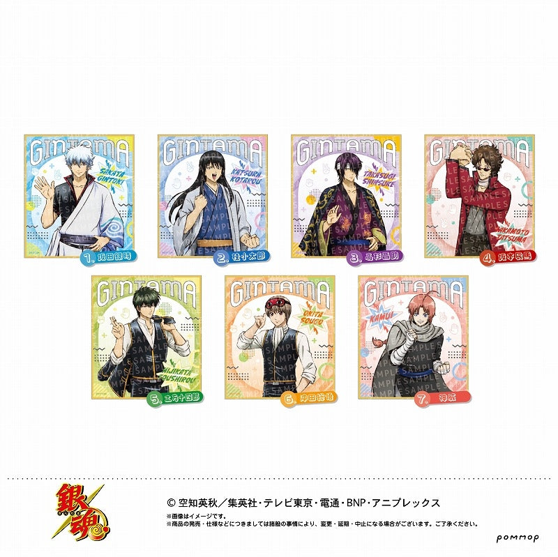 《銀魂》版權圖繪 猜拳系列迷你色紙組 盲抽1個 (共7款)