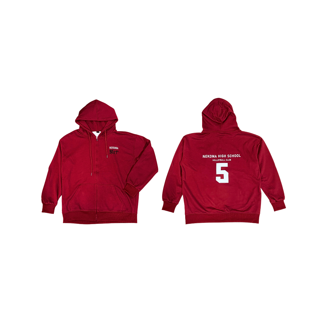 排球少年!! 拉鍊連帽衫 音駒