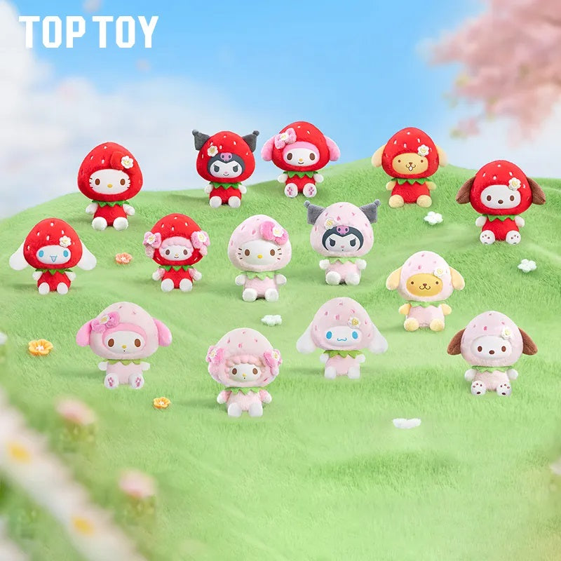 Sanrio Characters 甜甜草莓系列 毛絨掛飾盲盒 盲抽1個 (共14款)