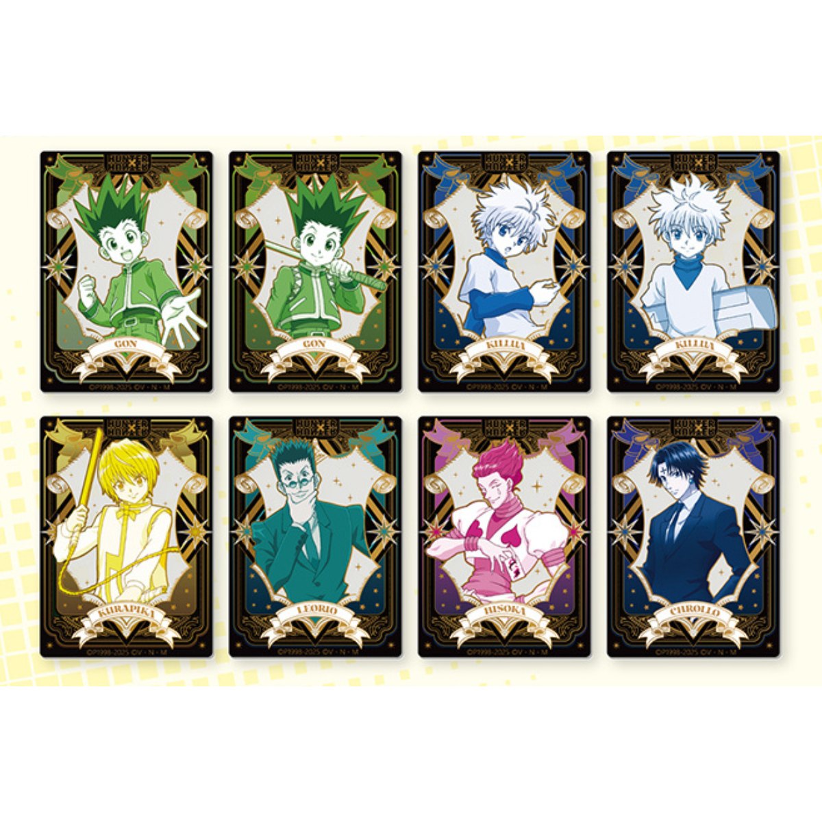 HUNTERxHUNTER 全職獵人 盲抽壓克力透卡 燙金水彩風 盲抽1個(共8款)