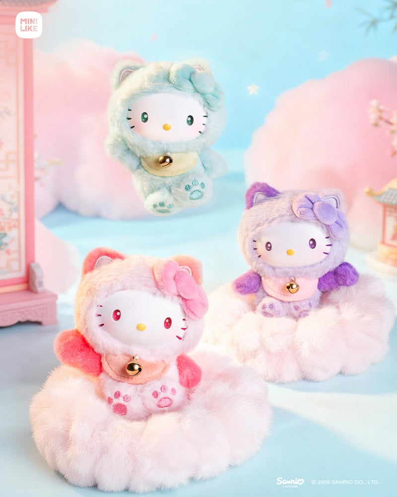 Hello Kitty款 喵喵賜福系列搪膠毛絨Mini 盲盒 盲抽1個 (共6款)