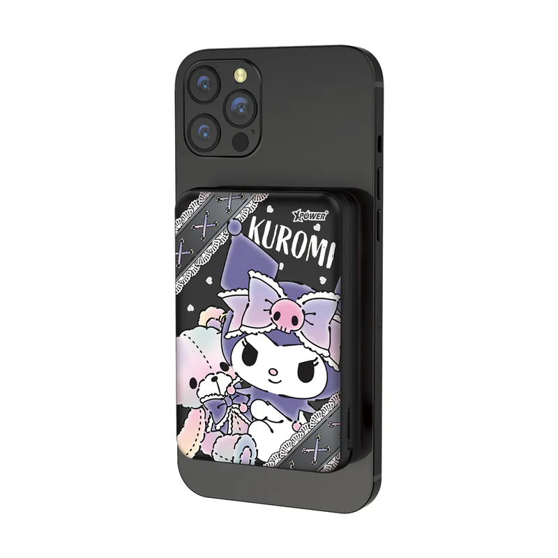 XPower x Sanrio Kuromi M10C 3合1磁吸無線快充+PD 3.0外置充電器