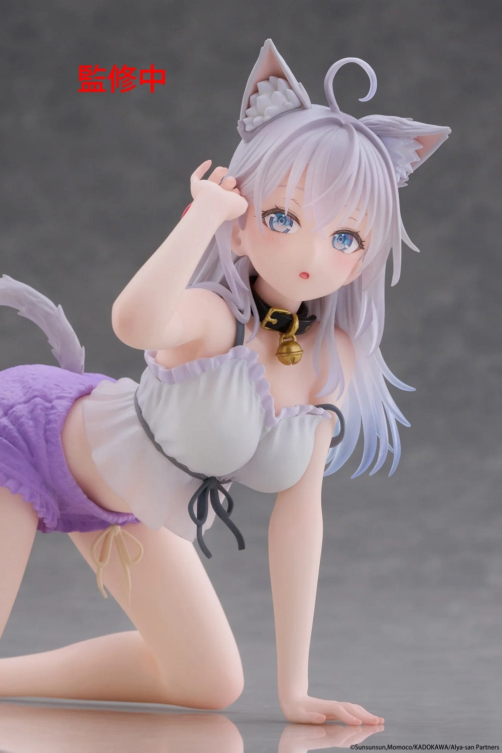 TAITO Desktop Cute Figure《不時輕聲地以俄語遮羞的鄰座艾莉同學》艾莉(Cat Ear Roomwear Ver.)
