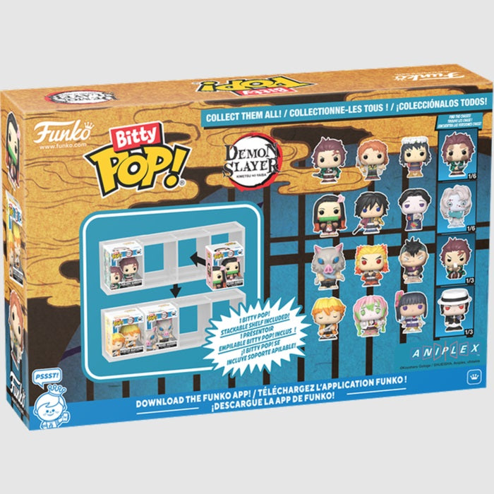 Funko Bitty POP《鬼滅之刃》3+1隱藏款 Set裝4個 禰豆子/義勇/珠世/?