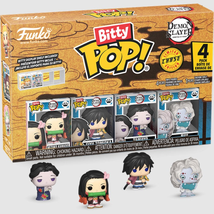 Funko Bitty POP《鬼滅之刃》3+1隱藏款 Set裝4個 禰豆子/義勇/珠世/?