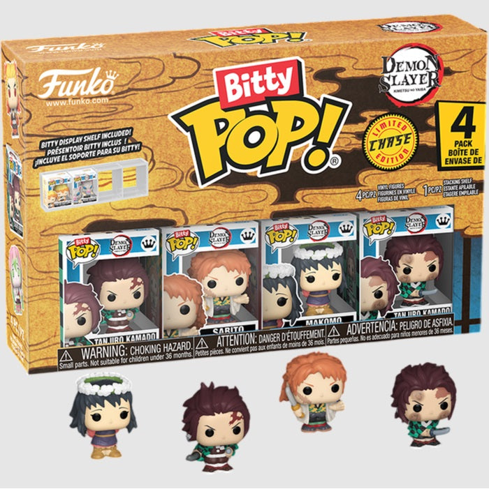 Funko Bitty POP《鬼滅之刃》3+1隱藏款 Set裝4個 炭治郎/錆兔/真菰/?