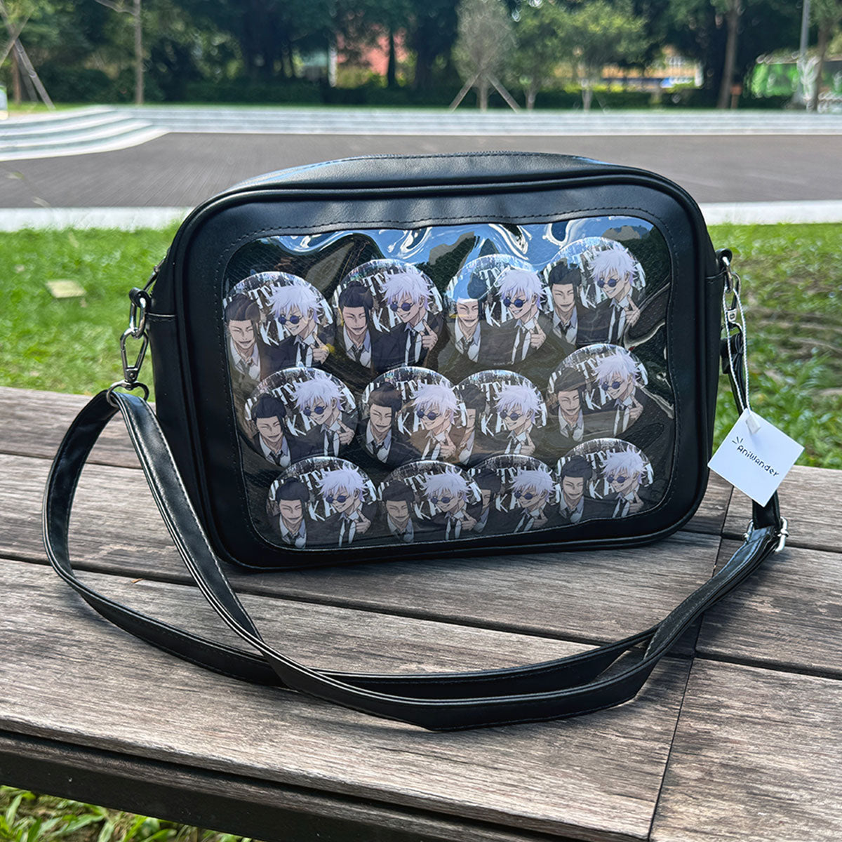 AniWander 側孭痛袋 A5 (黑色)