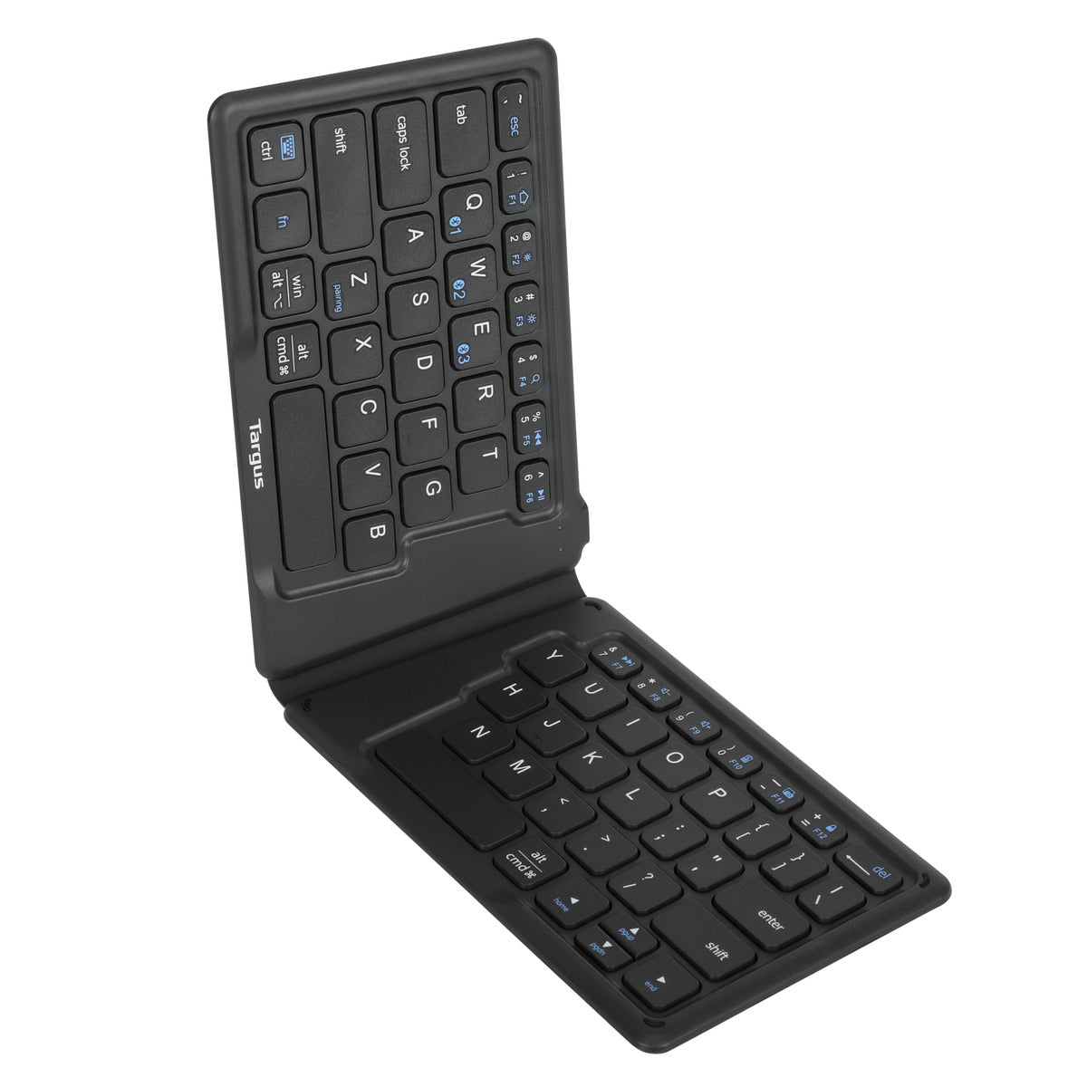 Targus AKF003 Ergonomic Foldable Bluetooth Antimicrobial Keyboard