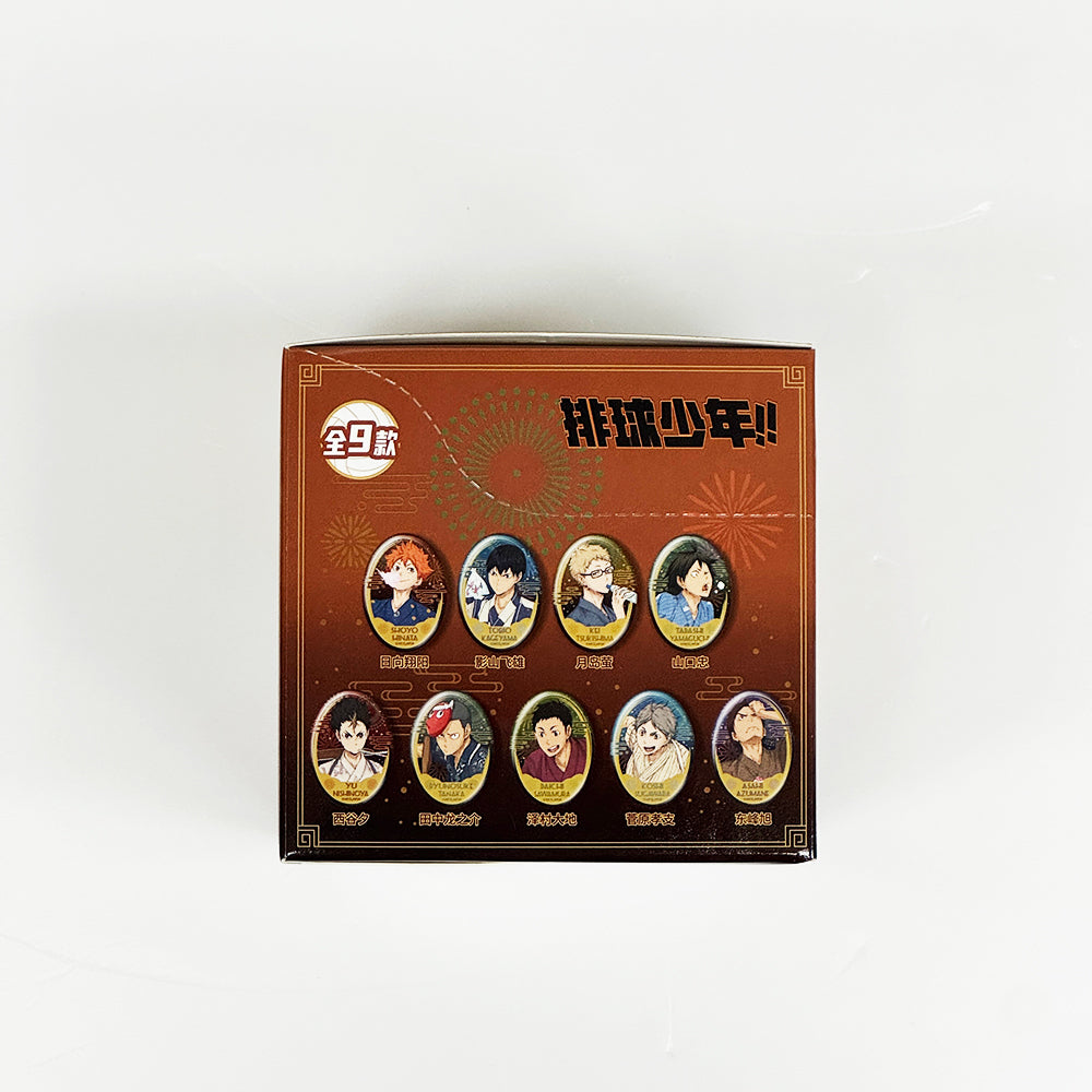 排球少年!! 浴衣系列徽章 [盲抽] (共9款)