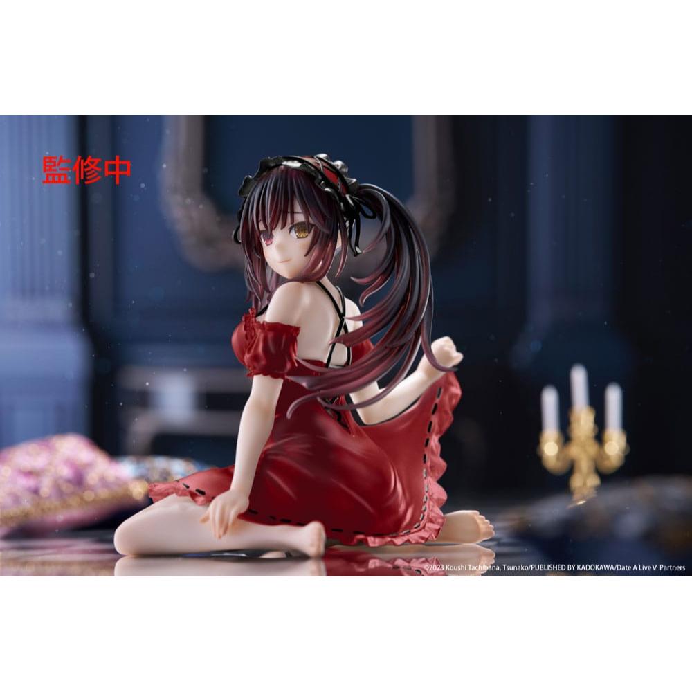 Taito Desktop Cute Figure《約會大作戰V》時崎狂三(Nightwear Ver.)更新版