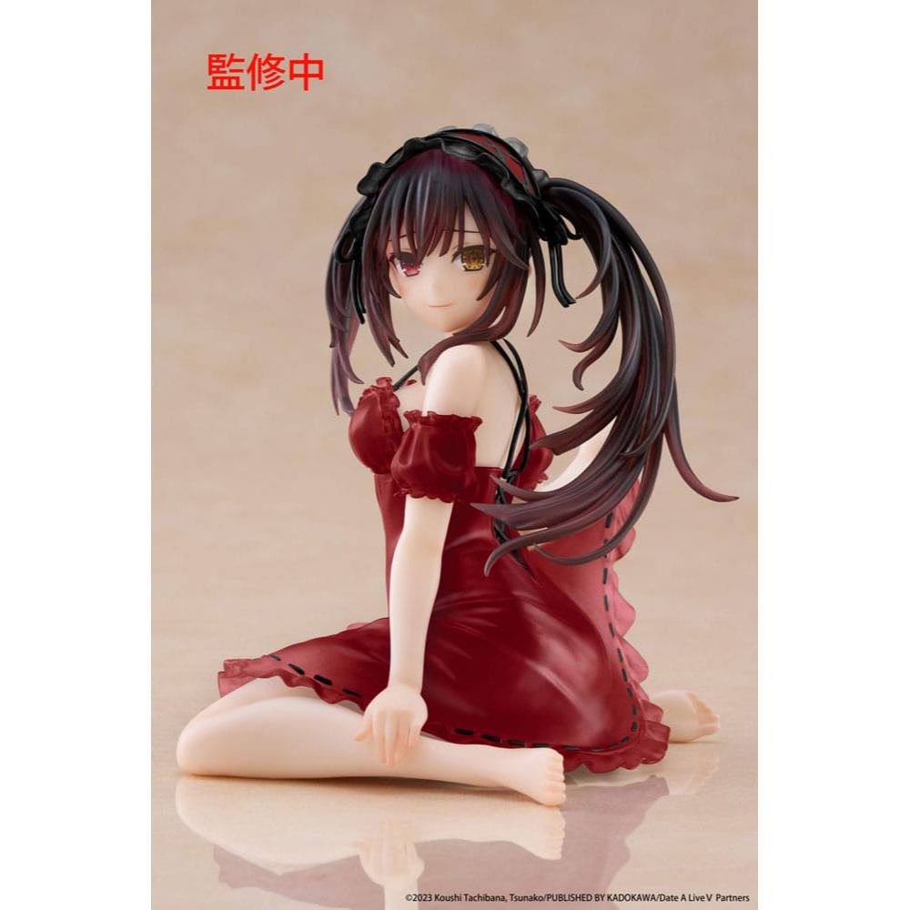 Taito Desktop Cute Figure《約會大作戰V》時崎狂三(Nightwear Ver.)更新版
