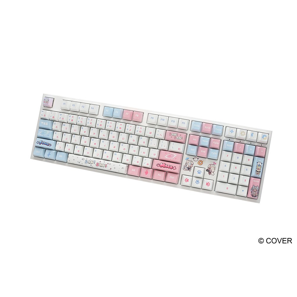 Ducky x hololive One 2 RGB 108 keys 茶軸 Keyboard + Mouse Pad