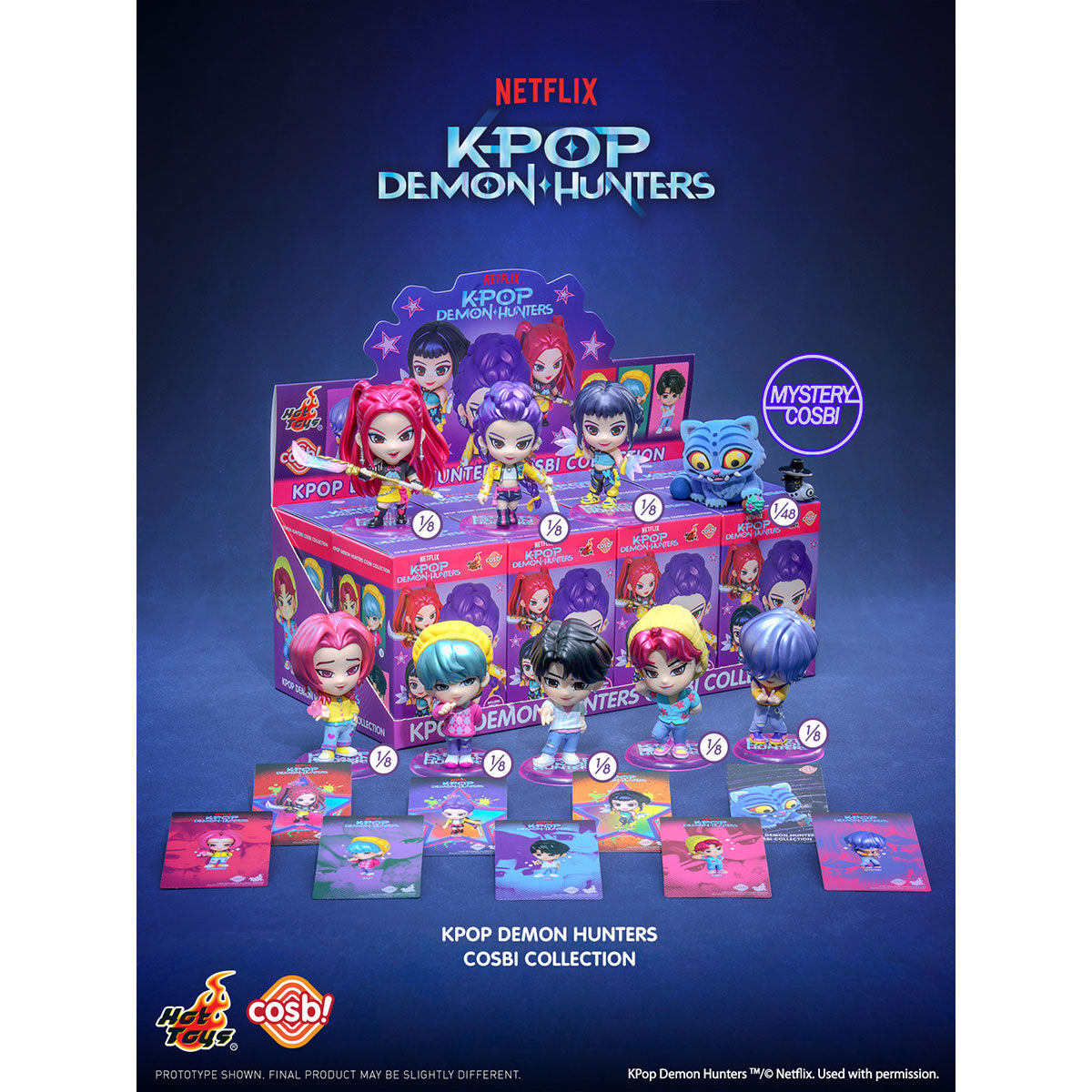Hot Toys《Kpop 獵魔女團》COSBI 盲盒迷你人偶 盲抽1個 (共8+1隱藏款)