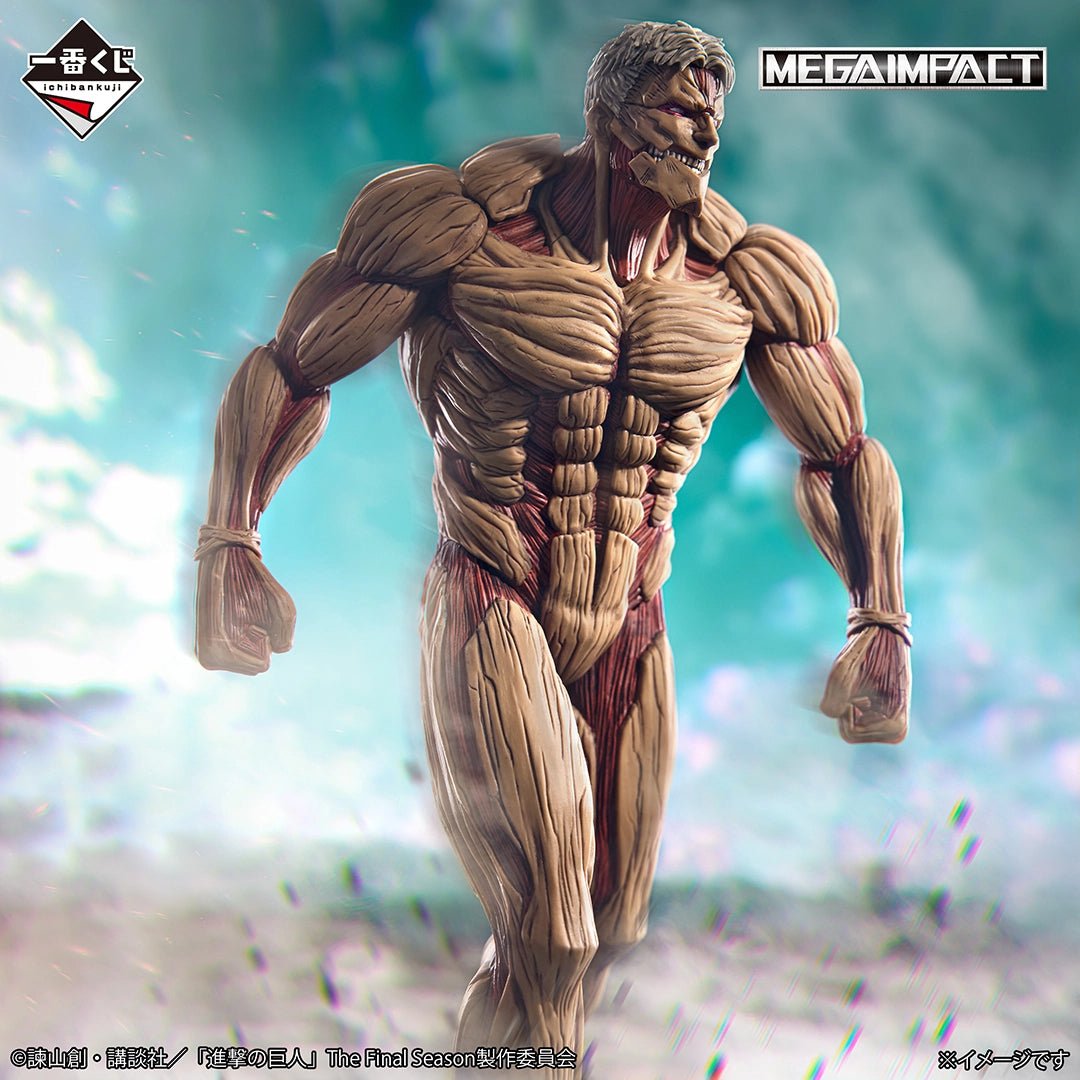 《預訂》Banpresto [一番賞] 進擊的巨人 ～各自的決意～MEGAIMPACT 鎧之巨人 - Microworks ACG