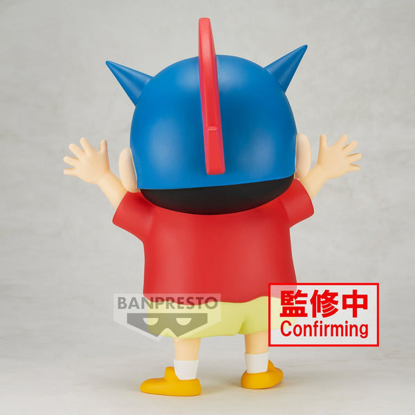 Banpresto [BIG SOFVIMATES] 蠟筆小新 小新 動感超人頭盔造型