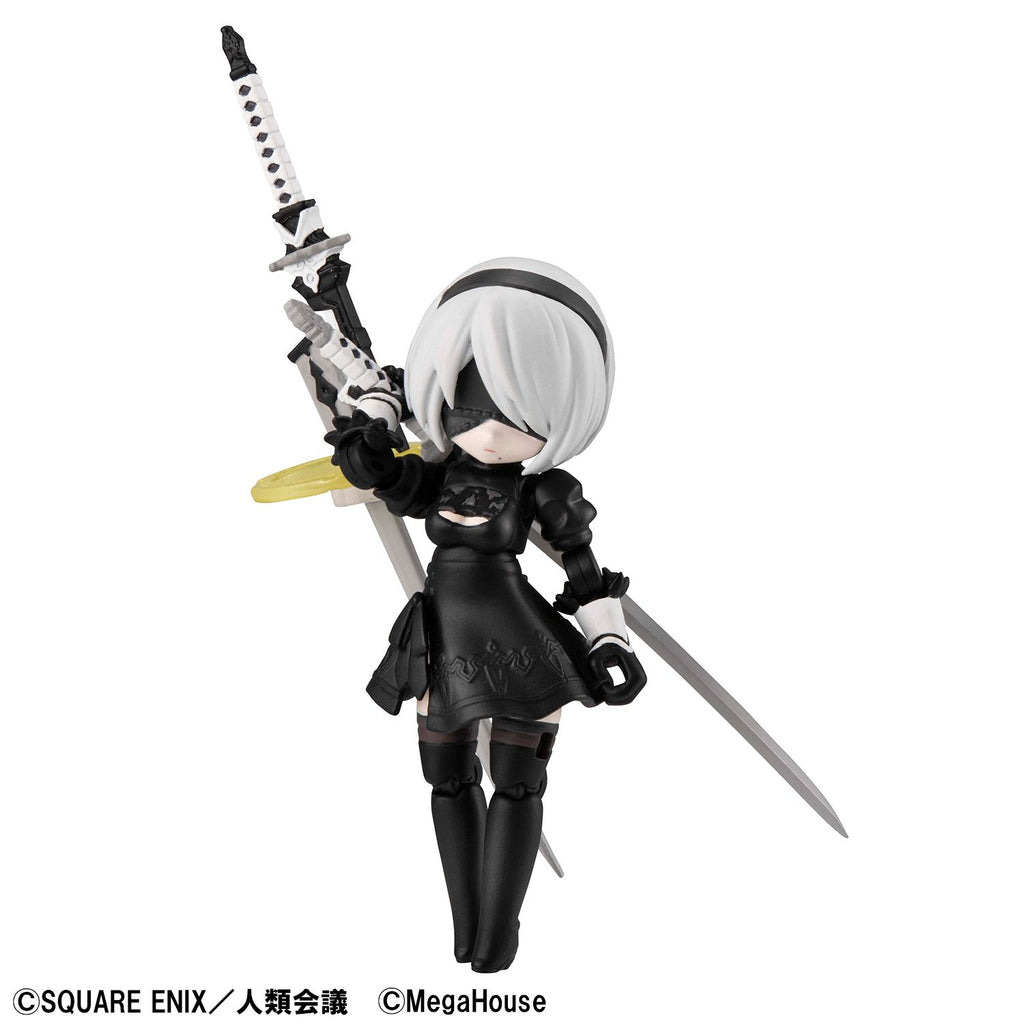 《預訂已截單》Megahouse [DESKTOP ARMY]NieR 尼爾：自動人形Ver1.1a 聯乘２B《2025年10月發售》