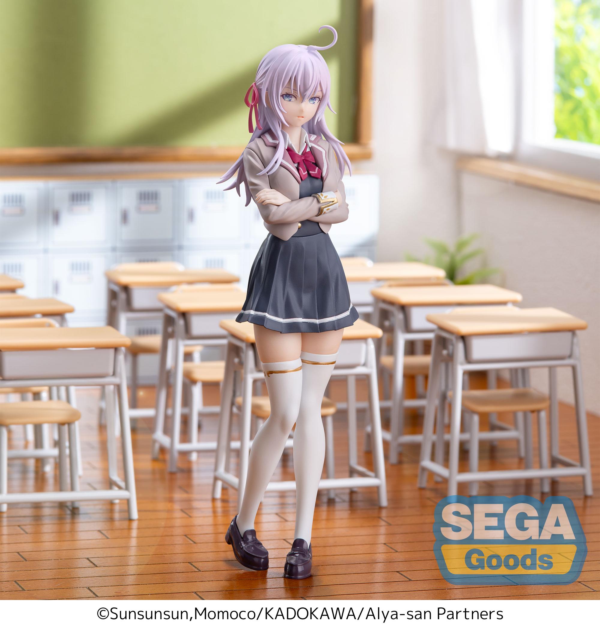 《預訂》SEGA [LUMINASTA]《不時輕聲地以俄語遮羞的鄰座艾莉同學》艾莉 -校服造型-《2025年3月發售》