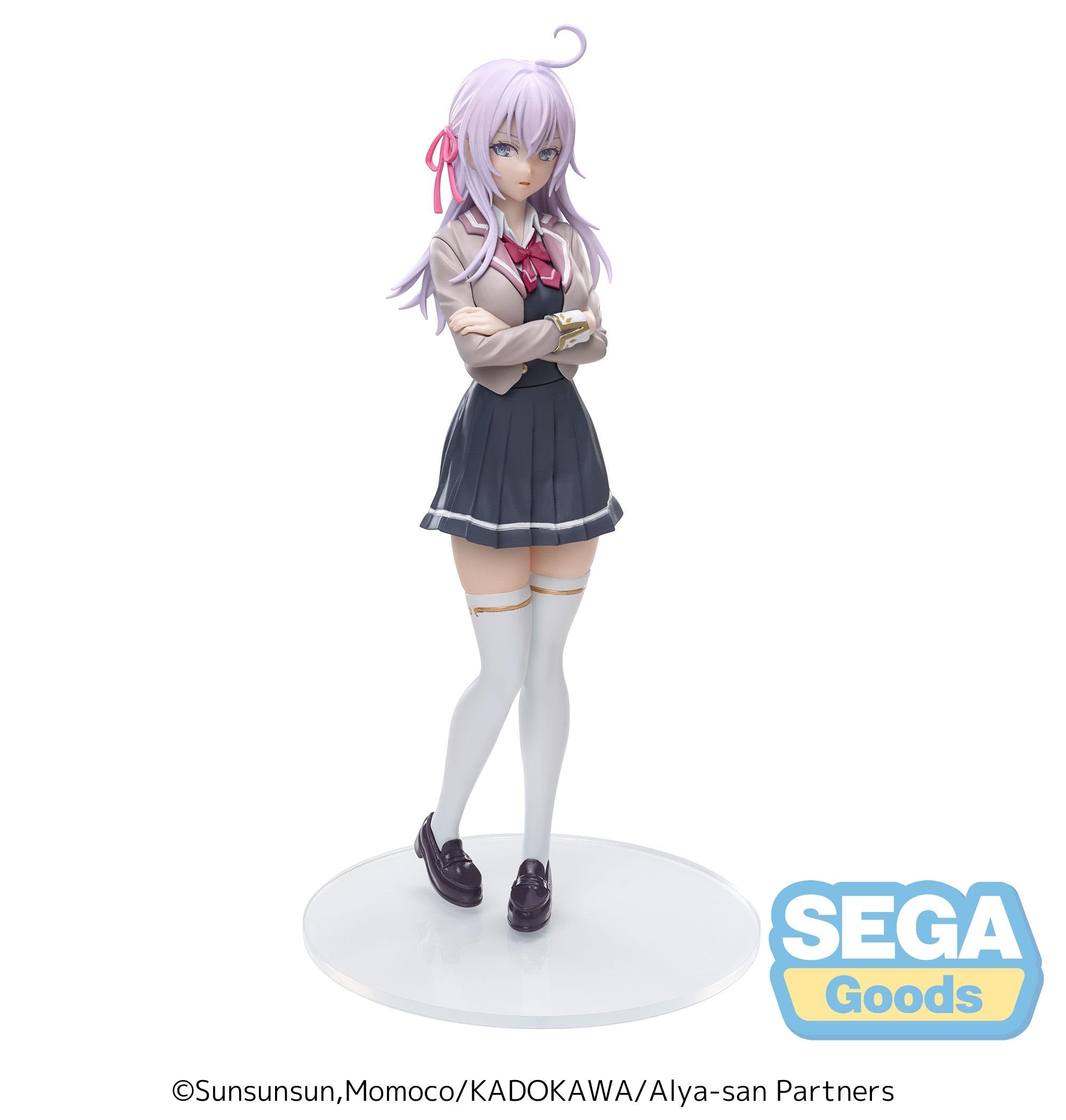 《預訂》SEGA [LUMINASTA]《不時輕聲地以俄語遮羞的鄰座艾莉同學》艾莉 -校服造型-《2025年3月發售》