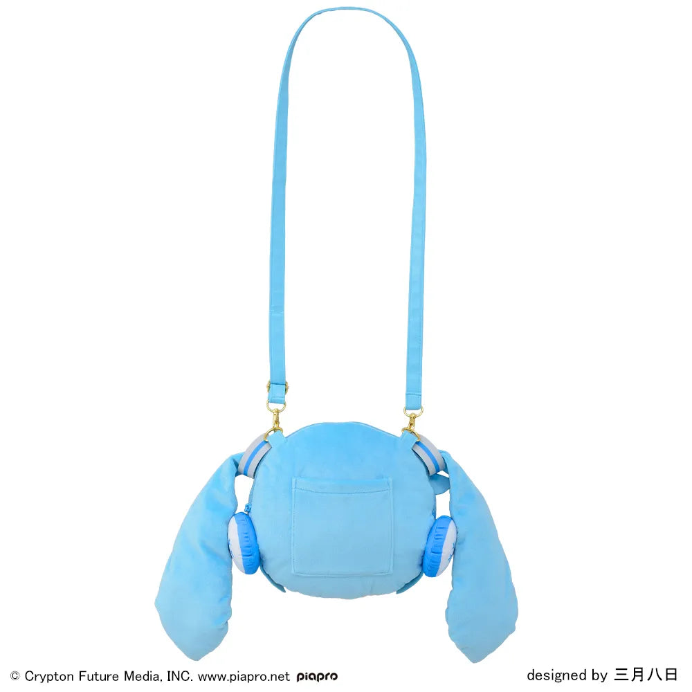 SEGA [Fuwa Petit景品]《初音未來》造型斜孭袋 - 雪初音