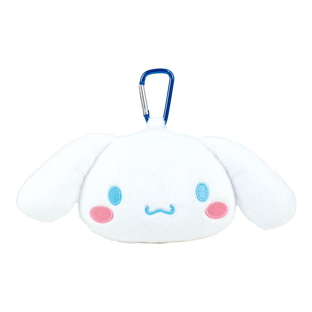 Cinnamoroll 玉桂狗 絨毛頭型公仔 收納袋吊飾