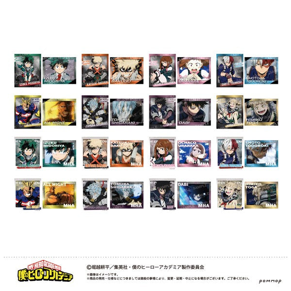 《我的英雄學院》劇照風 盲抽金屬貼紙 英雄VS敵人 盲抽1組(2入) (共16款)