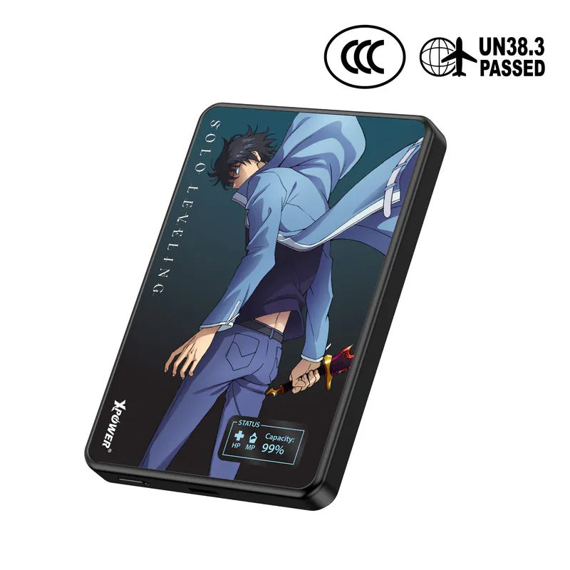 我獨自升級 Solo Leveling MagDigita² 彩屏顯示鋁合金外殼 10000mAh PD3.0+QI2磁吸移動電源 成振宇
