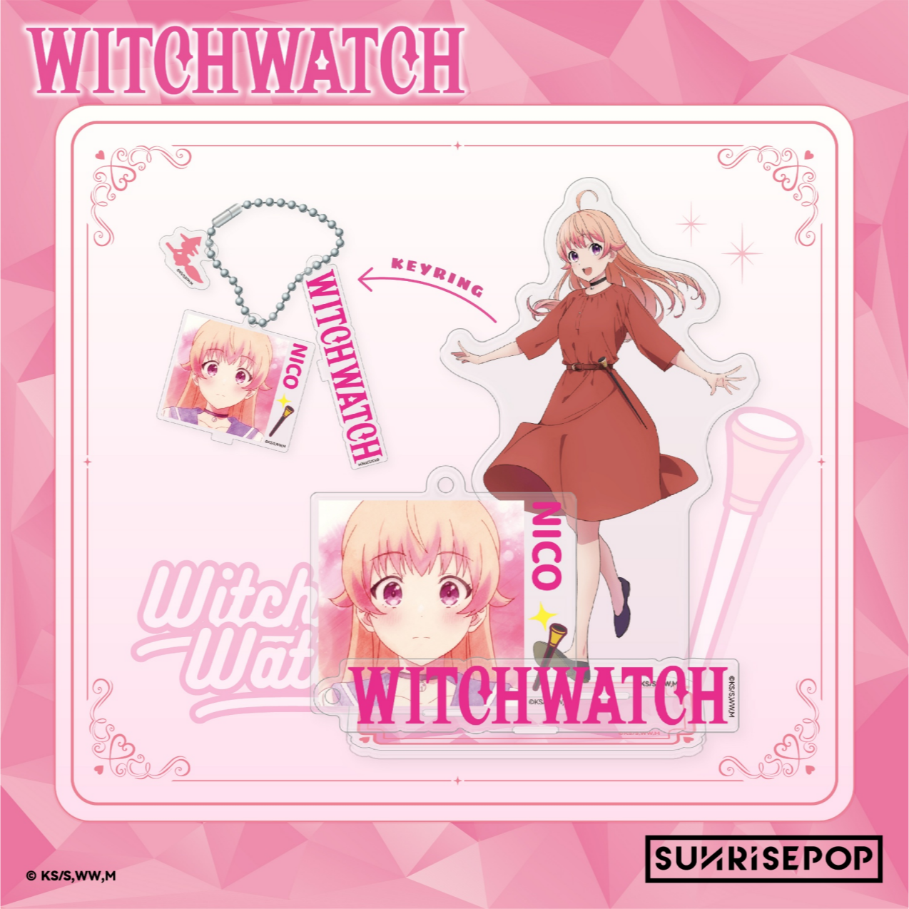 SUNRISEPOP [立牌]《WITCH WATCH 魔女守護者》妮可