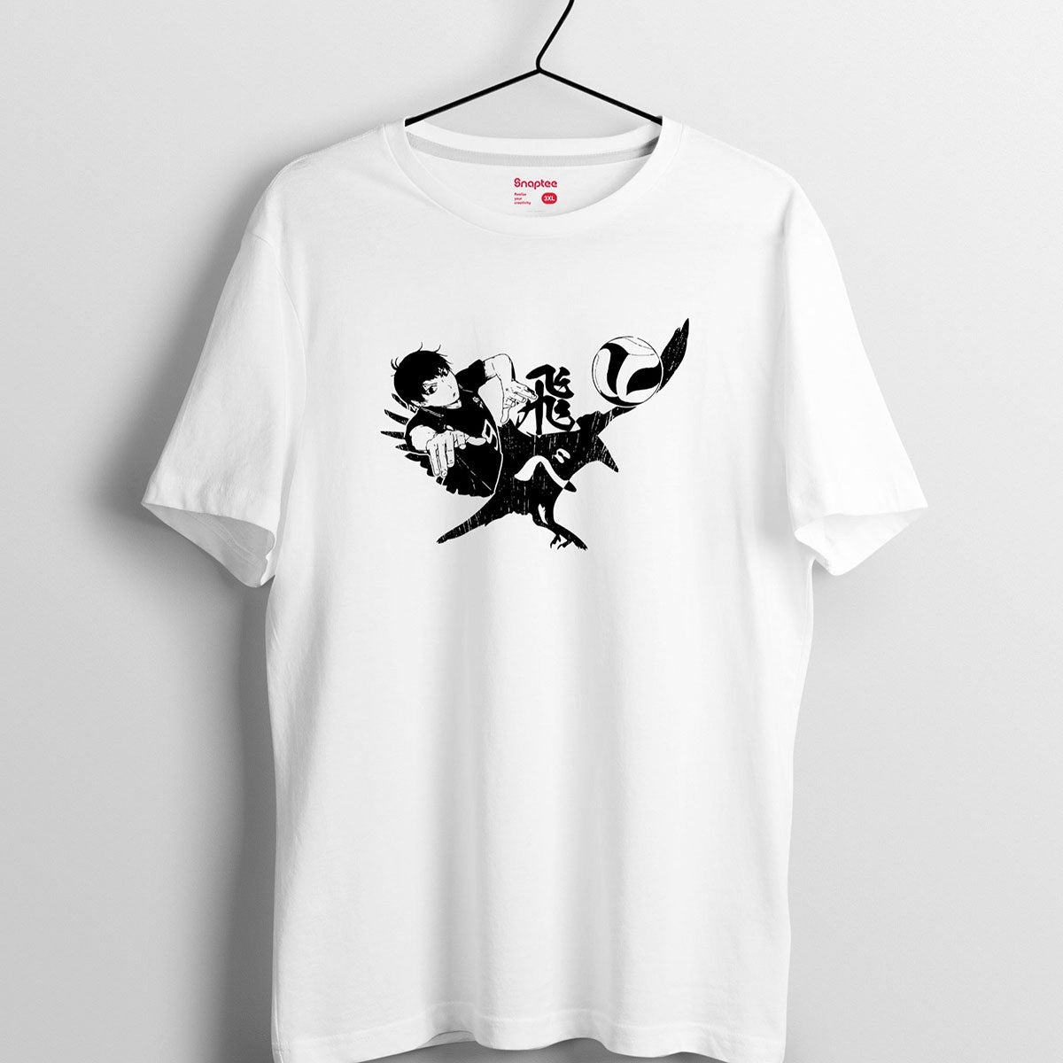 排球少年 T-shirt 翱翔吧！ 影山飛雄 (白色) 服裝 Microworks Online Store