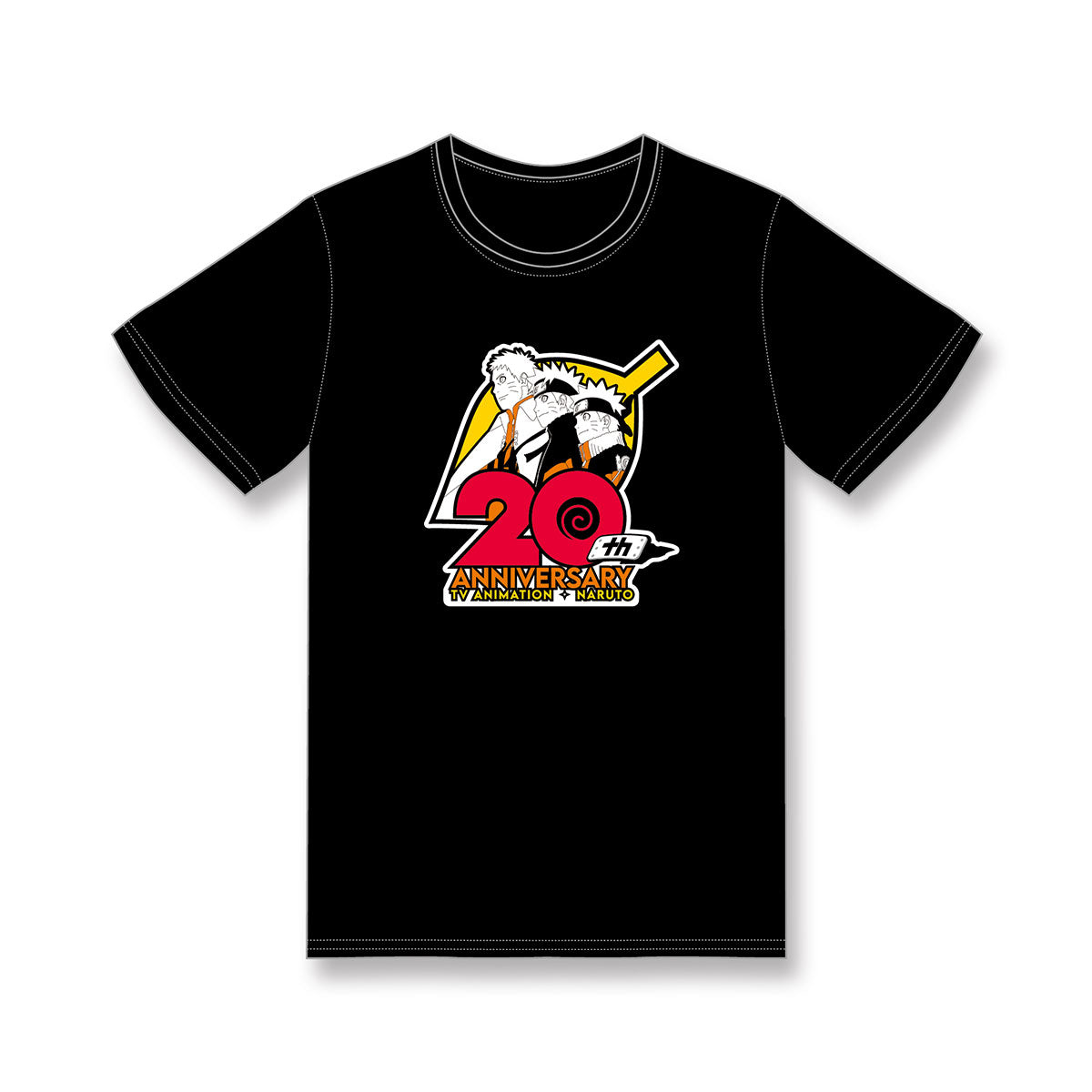 火影忍者動畫20周年 T-Shirt LOGO 服裝 Microworks Online Store