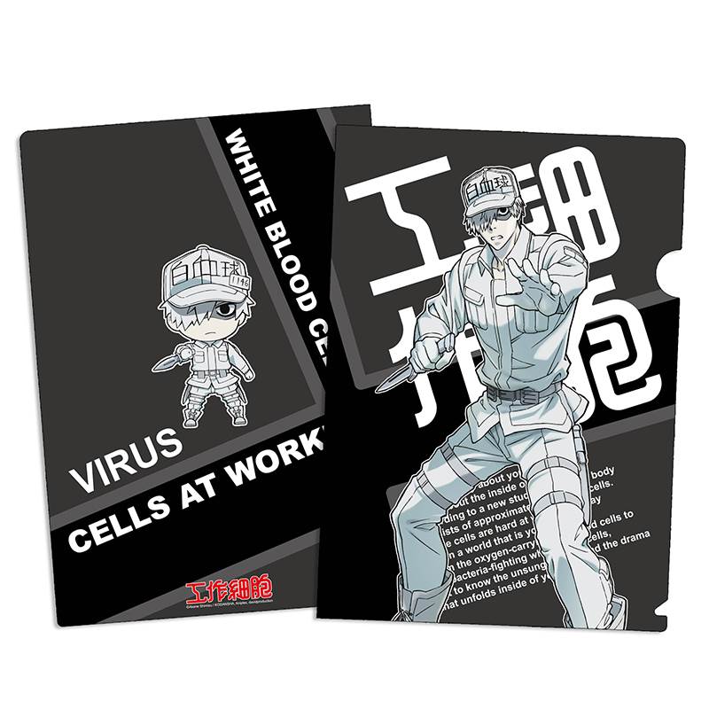 工作細胞 A4文件夾 B款 白血球 文具 Microworks Online Store