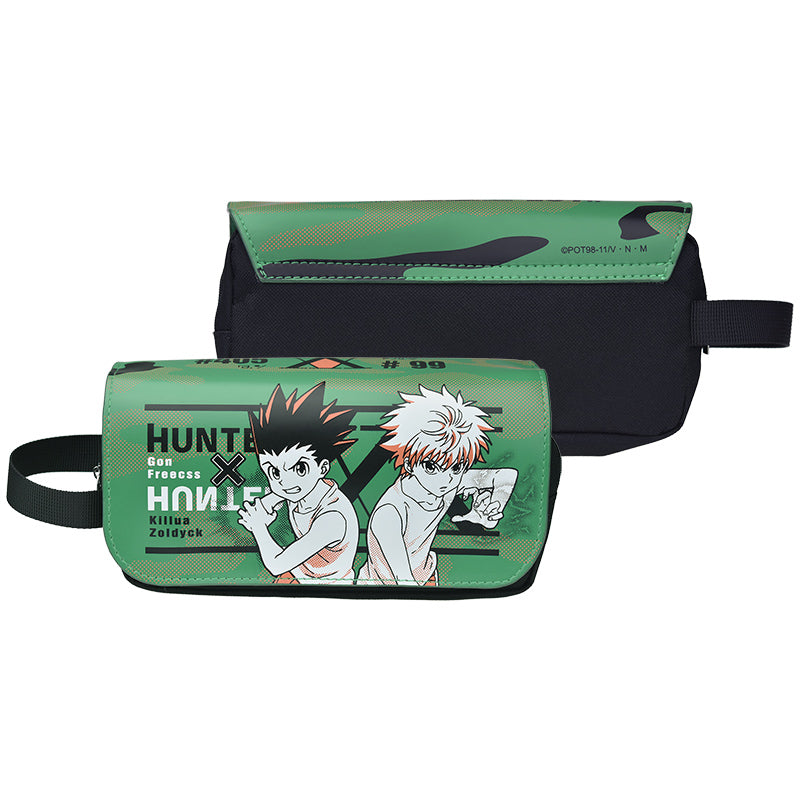 Hunter x Hunter 仿皮筆袋 A款 小岡+基路亞 文具 Microworks Online Store