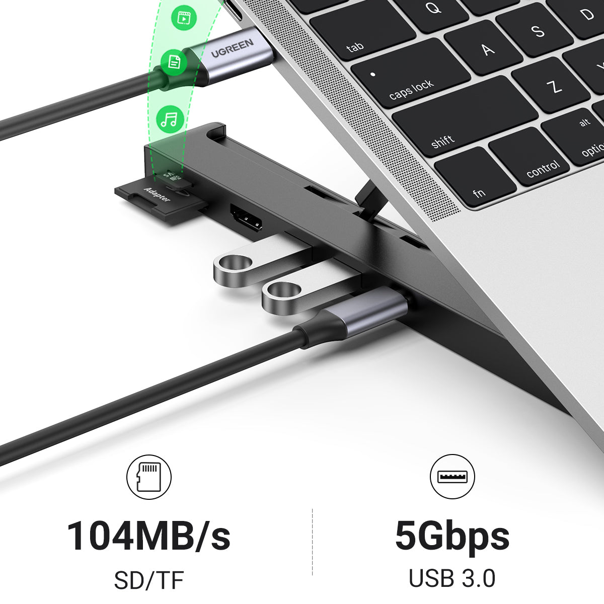 UGREEN USB-C Laptop Docking Station 筆記本電腦支架集線器