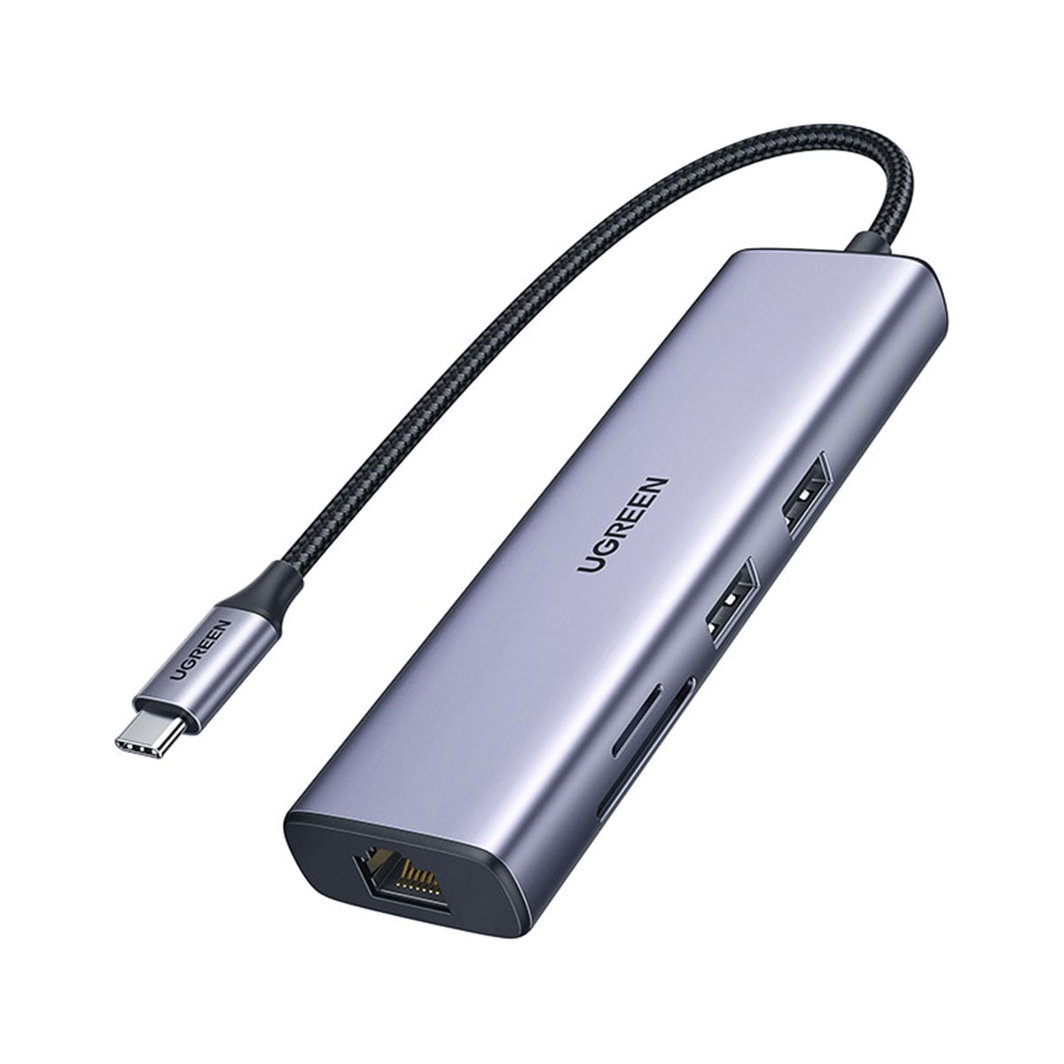 UGREEN 7 in 1 USB-C Multi-function Adapter 擴展基座 擴展基座及集線器 Microworks Online Store