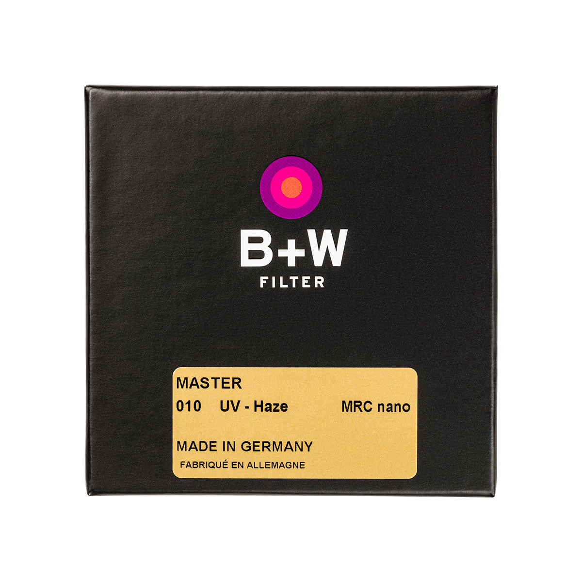 B+W Master 010 UV-Haze Filter MRC Nano (UV Filter 保護濾鏡) 濾鏡 Microworks Online Store