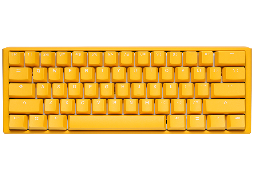 Ducky One 3 Yellow Mini 61 keys RGB 機械鍵盤 鍵盤及滑鼠 Microworks Online Store