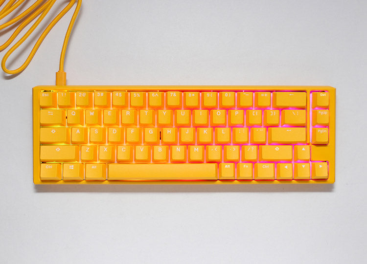 Ducky One 3 Yellow SF 67 keys RGB 機械鍵盤 鍵盤及滑鼠 Microworks Online Store