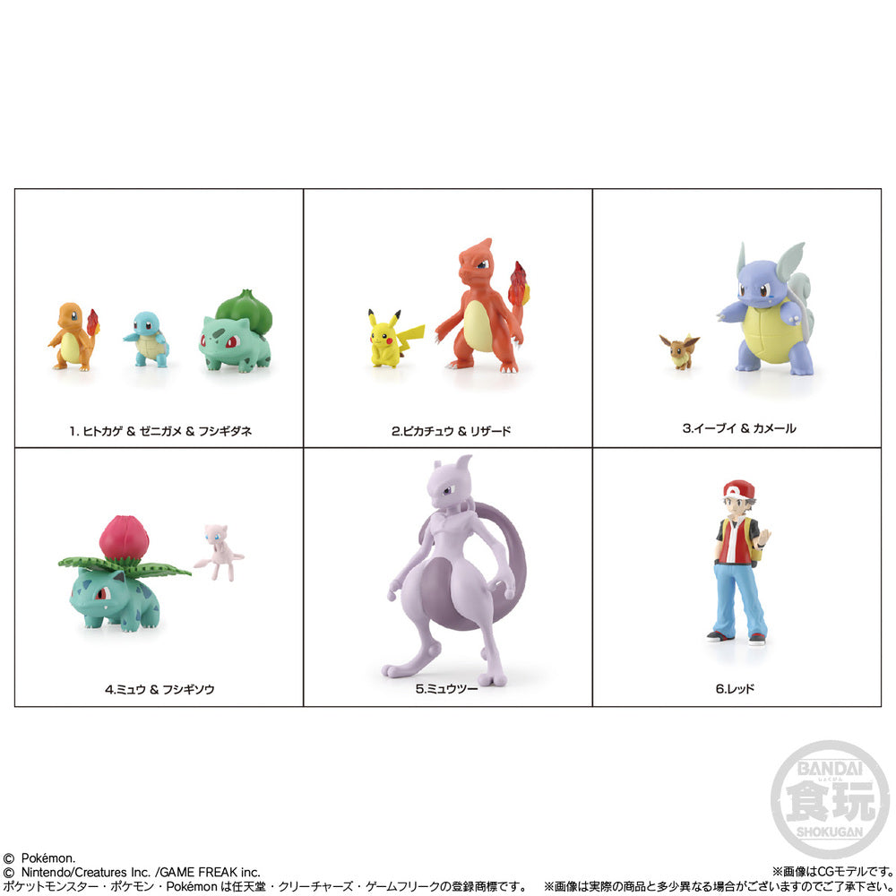 Bandai Candy Toy Pokemon Scale World關都地區套裝(再販)