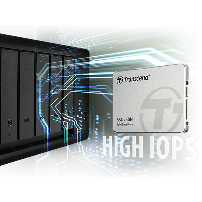 Transcend 250N SSD 2.5" SATAIII SSD固態硬碟 (NAS專用) SSD固態硬碟 Microworks Online Store